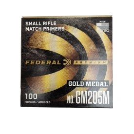 SPŁONKI FEDERAL GM205M SMALL RIFLE MAŁE 1op=100szt,